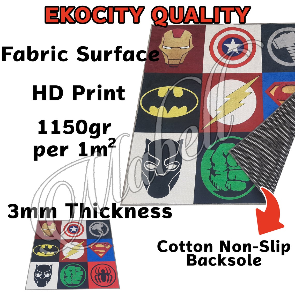 Leaf Plant Rug Plant Leaf Themed Boho Round Nonslip Area Rug Etsy