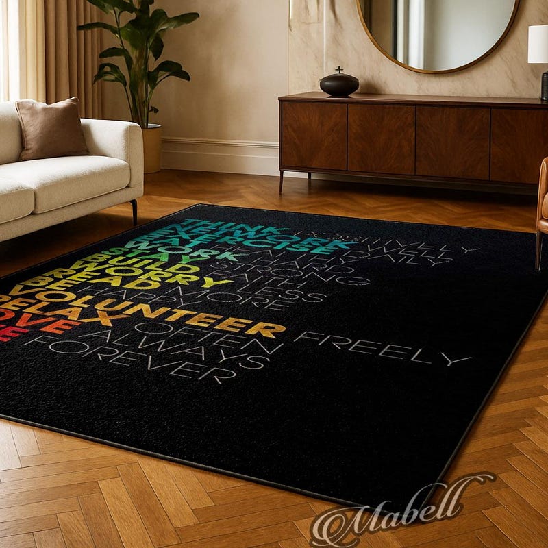 Inspirational Rug - Etsy