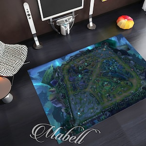 Video Game Vloerkleed, Populaire Spel Kaart Thema Nonslip Gebied Tapijt, Gamer Vloerkleed, Gamer Room Vloerkleed, Kids Room Vloerkleed, Populair Tapijt, Cool Tapijt, Kerstcadeau