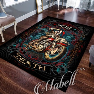 Totenkopf Totenkopf, TotenkopfTeppich, Geschenk für Zuhause, Weihnachtsgeschenk