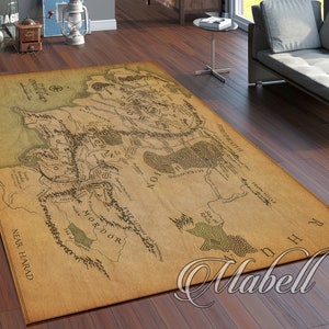 Carte du film Tapis antidérapant, Tapis de salon, Tapis rond, Tapis extérieur, Tapis moderne, Cadeau d’Halloween, Tapis cadeau pour la maison, Cadeau de Noël