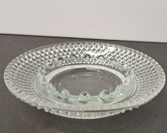 Vintage Collectible Prop MCM Hobnail Glass Ashtray