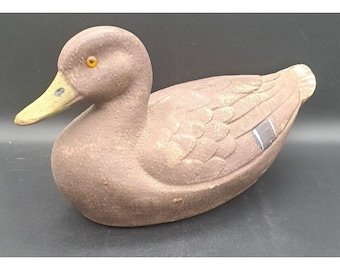 Vintage 1960's General Fibre Co Ariduk Paper Mache Duck Decoy St Louis MO