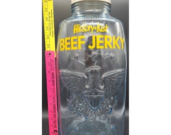 Vtg Mason's Blue Patent Nov 30TH 1858 Star Eagle 5 Gal Pickle Jar Large 19" Tall