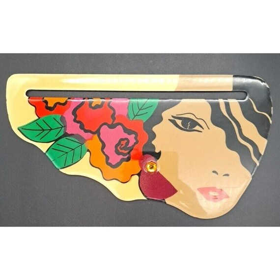 Patricia Smith MOON BAGS Hand-Painted Lacquer Fac… - image 2