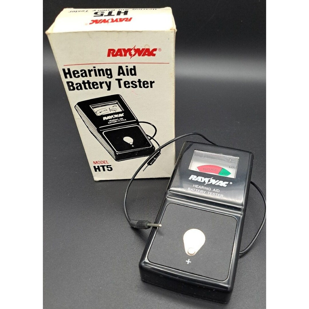 Vintage RAYOVAC Hearing Aid Battery Tester Model HT5 Tested Etsy