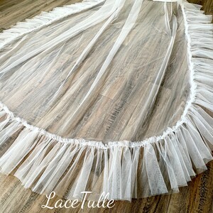 Ruffled bridal veil|blush veil|cathedral veil|royal wedding veil|bridal veil|wedding veil|veil|Wedding Gifts