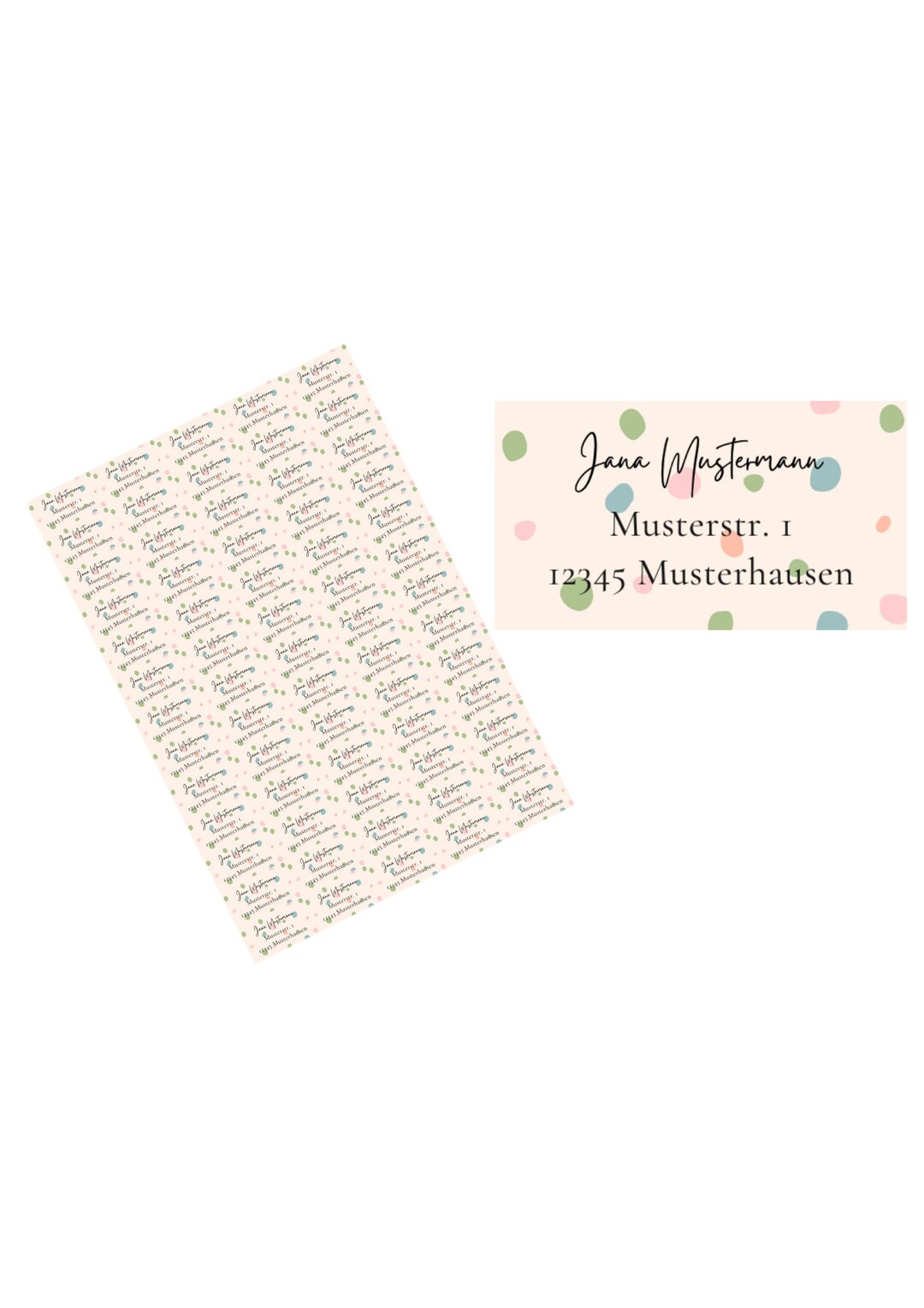 Sticker Email Addresses 48x Address Sticker Stickers Customizable Personalized Sticker 38 X 21 ...