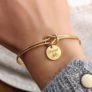 Pulsera personalizada con medallas para grabar - Pulsera mujer, regalo personalizado, grabado, regalo mamá, pulsera niña, nacimiento