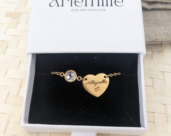 Boîte cadeau style tiroir pour vos bijoux personnalisés