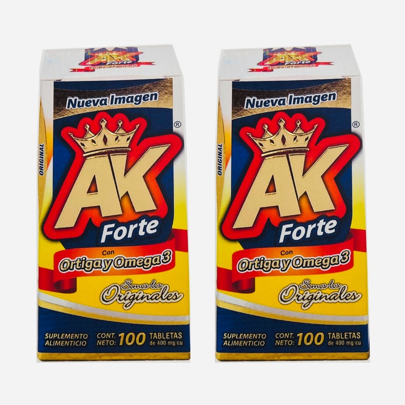 The New Artri King AK Forte 200 Tabs. Ortiga Y Omega 3 Nettle Etsy