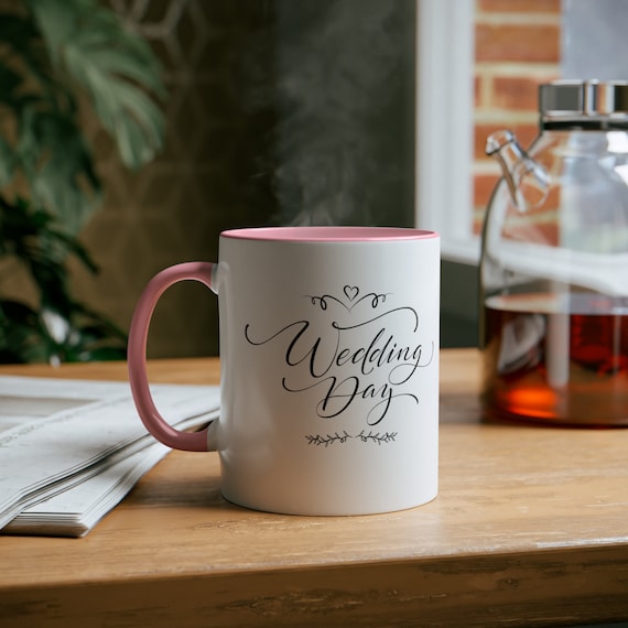 Personalized Future Mrs. Bride Mug, Custom Bride to Be Mug, Personalised Engagement Gift for Her Two-Tone Coffee Mugs, 11oz, Bride Gift,