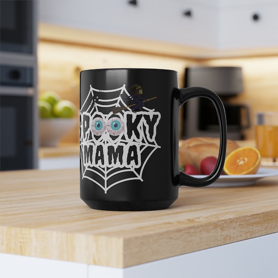 Halloween Personalised Mugs, Halloween Cups, Halloween Gifts Kids, First Halloween Gifts, Halloween , Halloween  Accessories Black Mug, 15oz