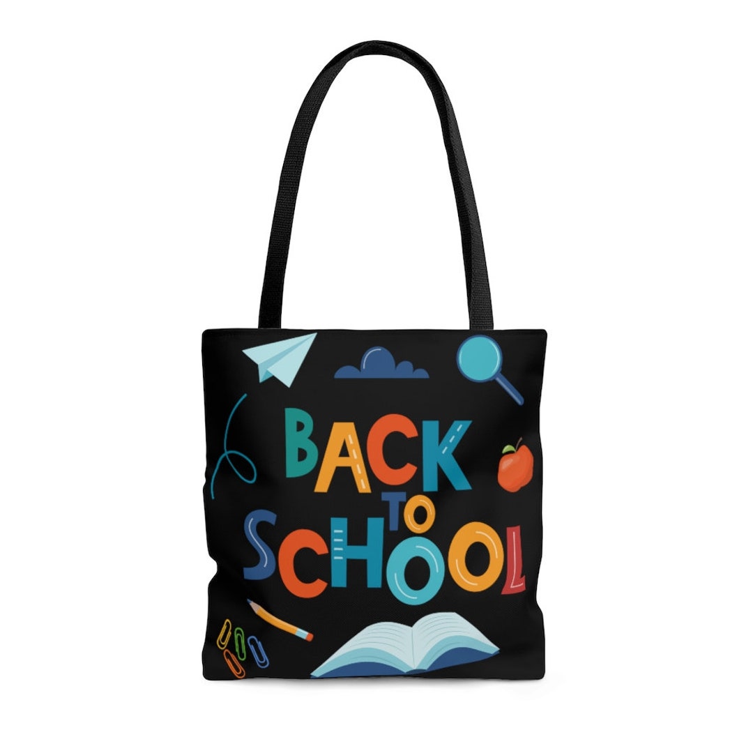 Personalised Back to School Tote Bag Teacher Toto Bag Student Tote Back