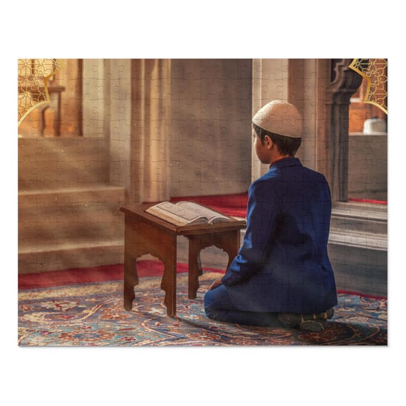 Islamic Jigsaw Puzzle with Tin Box – Perfect Ramadan & Eid Gift