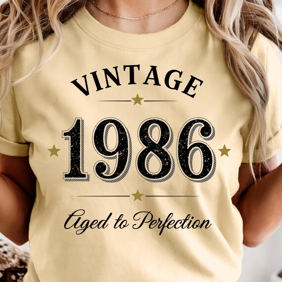 Vintage 1986 Aged to perfection