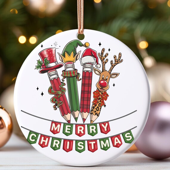 Personalized Coquette Ceramic Ornament Gift, Unique Christmas Decoration, Custom Holiday Decor, Hanging Keepsake, Festive Home Ornament
