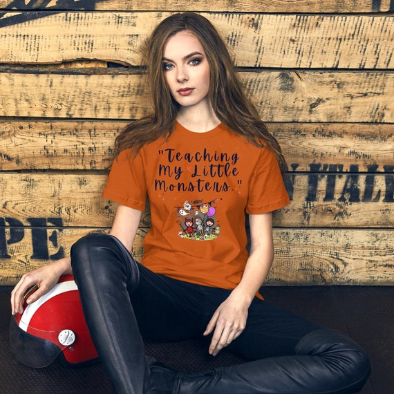 Unisex t-shirt Halloween Teacher Shirt, , Halloween Shirts for Teachers, Teacher Tee, Holiday Teacher, Teacher Shi