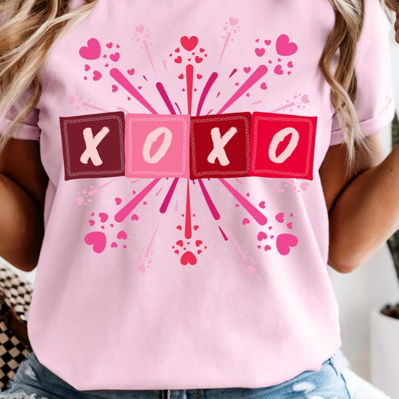 Heart Valentine Comfort Colors Shirt – Love Heart Design – Romantic Valentine’s Day Tee – Unisex Soft Top