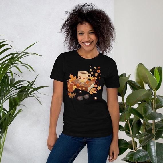 Teacher Trendy Reading Fall Season Unisex t-shirt.