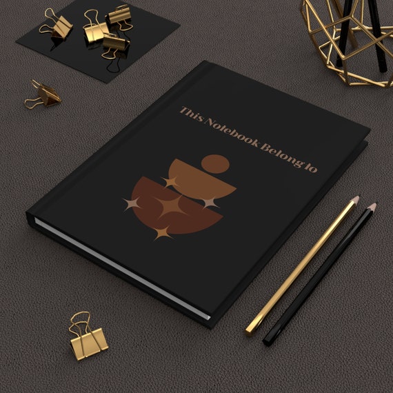 Personalised Notebook, quote Notebook, Personalised teacher gift, Christmas gift ideas Colour Contrast Notebook - Journal Matte