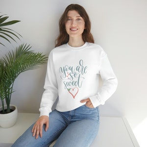 Unisex Heavy Blend Crewneck Sweatshirt, Gift for her, Valentine gift, Anniversary Gift, wedding Gift, Birthday gift, Mothers Day, quote,