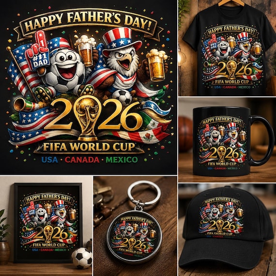 2026  World Cup Mascots T-Shirt | Soccer Fans USA Canada Mexico