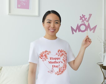 Camiseta del día de la madre feliz La mejor camiseta de mamá, regalo de mamá, camiseta del día de la madre, regalo del día de la madre, camiseta de mamá, camiseta del día de la madre feliz.