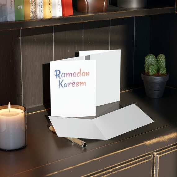 Greeting cards (8, 16, and 24 pcs), Ramadan Kareem Greeting Card