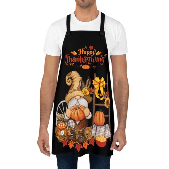 Thanksgiving Personalised Apron, thanksgiver Thanks, Thankful Apron, Christian Thanksgiving Apron Thanksgiving Grace, Apron Gift (AOP) ,