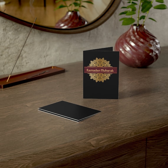 Greeting Cards (1, 10, 30, and 50pcs) , Ramadan celebration, Ramadan Greeting card for family and friends, Islamic celebration