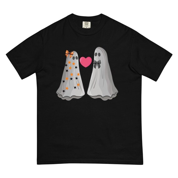 Comfort Colors Cute Halloween Ghost Shirt, Halloween Women's Shirt, Fall Shirt, Halloween Party Shirt, Spooky Season Shirt, Autumn