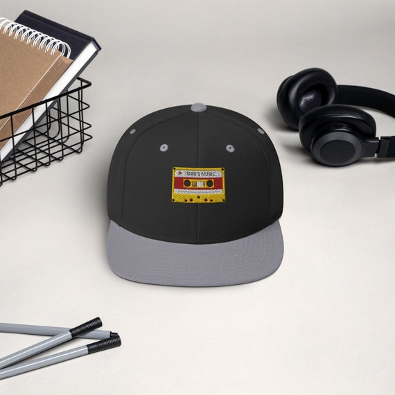 Embroidered Personalized Dad Hat Gift, Custom Kids Name Dad Hat, Dad and Kids  Fathers Day Grandpa Hat,  Kid Adult Snapback Hat, 80 cassette