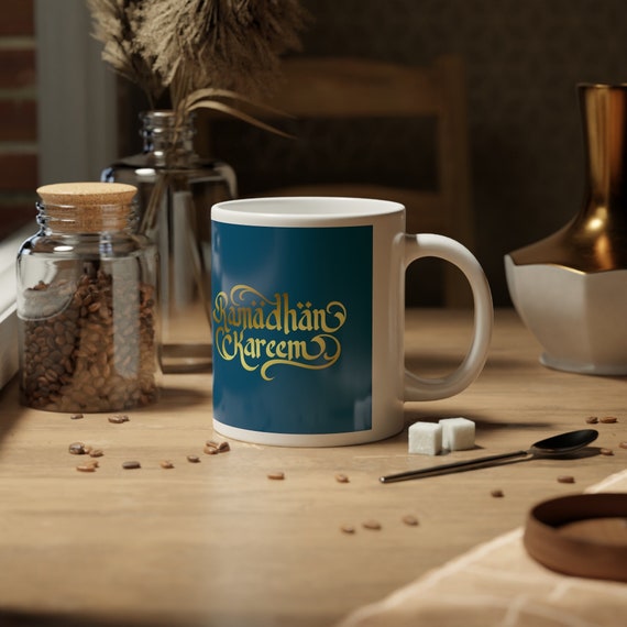 Jumbo Mug, 20oz Ceramic, Eid Gift, Ramadan Mug Gift for her, Gift for him, Ramadan Gift, Mother's gift, Ramadan Dad gift, family gift