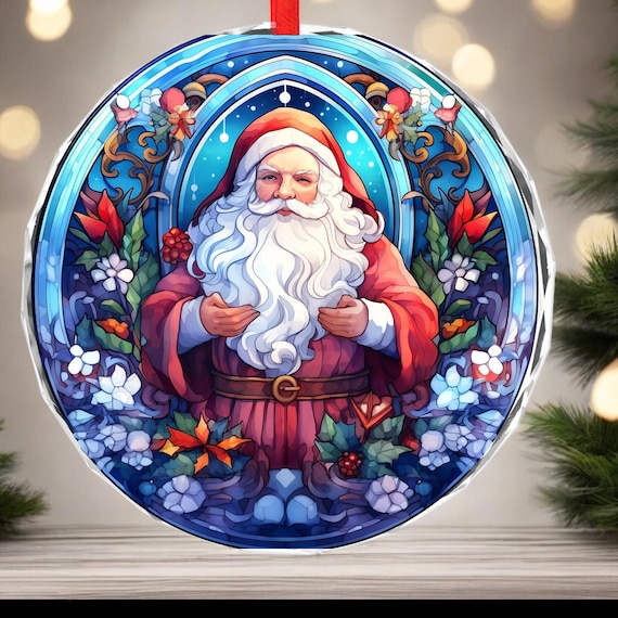 Personalized Christmas Glass Ornament – Custom Mosaic Design Holiday Gift, Handmade Festive Decoration & Vintage Keepsake Vintage ornament.