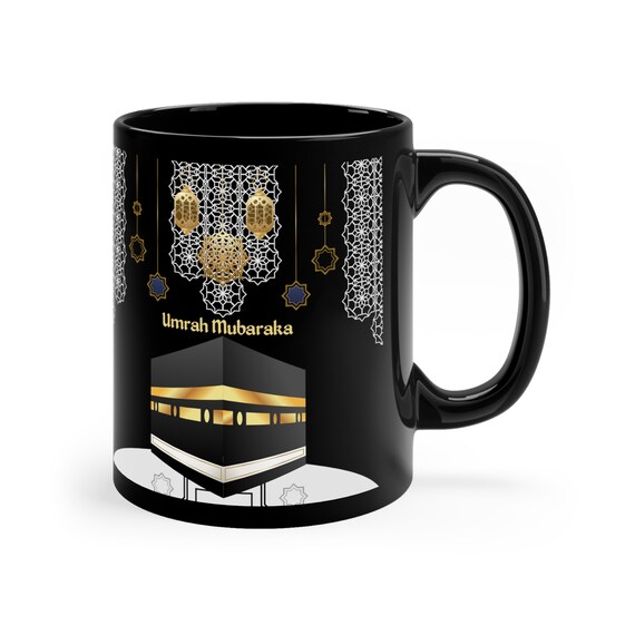 11oz Black Mug11oz Black Mug, Ramadan Mubarak Mug, Umrah Mubarak Mug, Hajj Mubarak Mug, Ramadan Umrah Hajj Eid Gift
