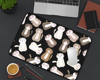 Schreibtischunterlage, Schreibtischunterlage für Tierleber, Katzenliebhaber, süße Katze, Geschenk für sie, Geschenk für ihn