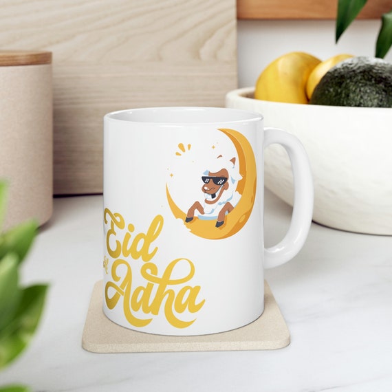 Eid Mubarak Ramadan Mug Gift for her, Gift for him, Ramadan Gift, Mother's gift, Ramadan Dad gift, Eid Gift. Ceramic Mug 11oz