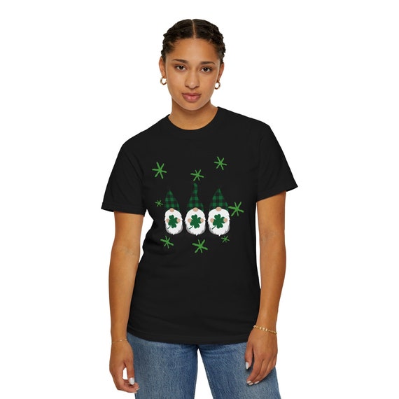 St Patrick's Day shirt HAPPY Saint Patrick's Day Irish Shirt  Shamrock Leaf Clover Flag shenanigan. Unisex Heavy Cotton Tee. Unisex