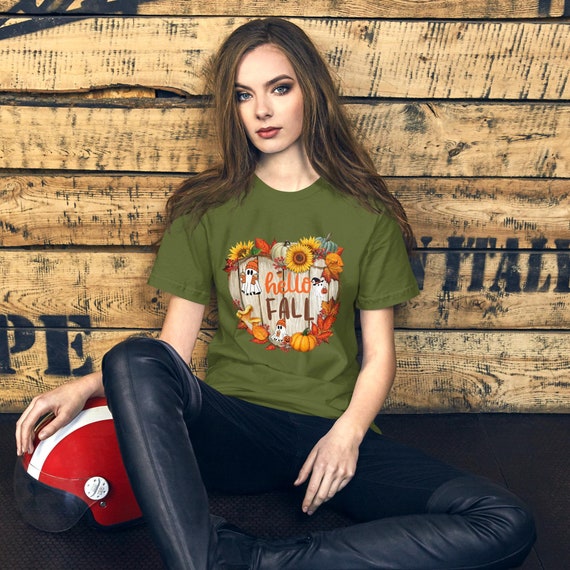 Comfort Colors® Cute Halloween Ghost Shirt, Halloween Women's Shirt, Fall Shirt, Halloween Party Shirt, Spooky Season Shirt, Autumn Shirt