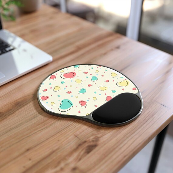 Memory Foam Wrist Rest Mouse Pad: Ergonomic Desk Mat