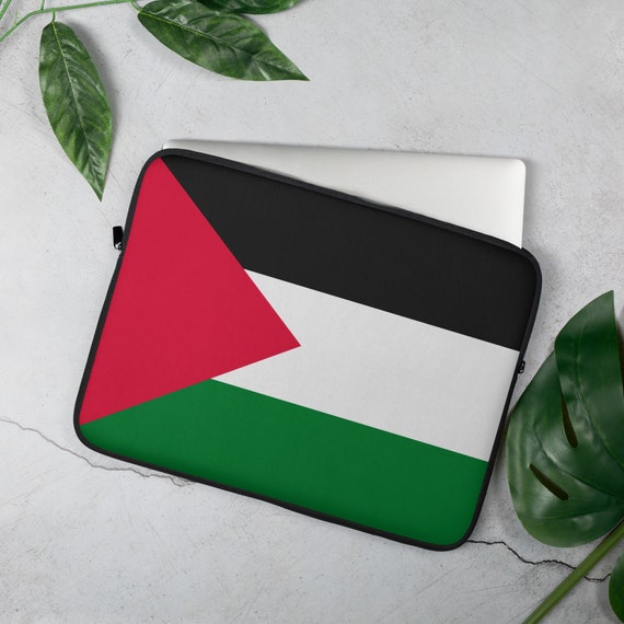 Palestine flag Laptop Sleeve Free Palestine.