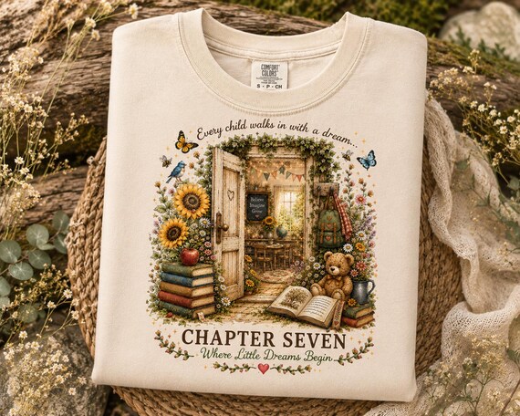 Kindergarten Teacher Sweatshirt, Teacher Gift, Classroom Sweatshirt, Floral Teacher Crewneck, Preschool Teacher Shirt, Cozy Teacher