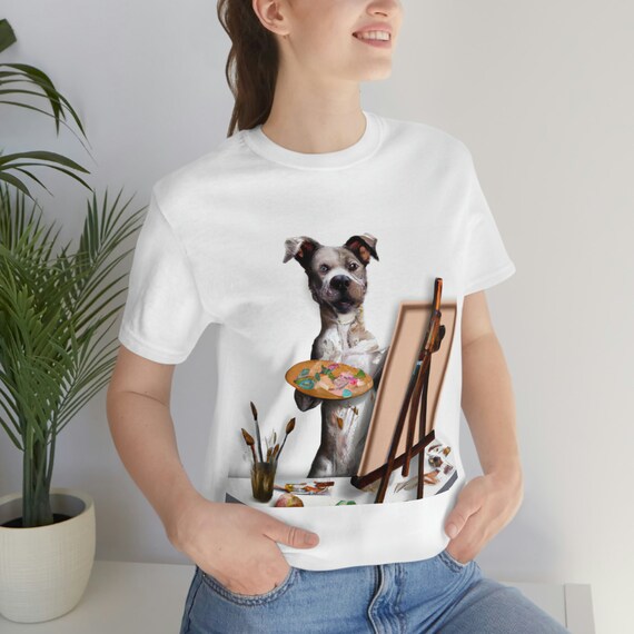 Art Teacher And Dog Mom Shirt, Retired Art Teacher Shirt, Art Teacher Appreciation, Amazing Artists Shirt, Art Lover Shirt, Dog Lover Shirt