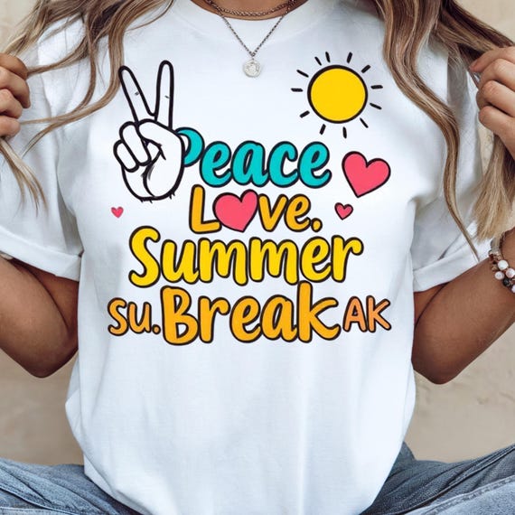 personalizes teacher summer holiday vacation Unisex organic mid-light t-shirt.