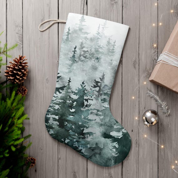 Stocking, Festive Christmas Decor, Cozy Holder for Santa, Handcrafted Gift Bag, Personalized Stocking for Kids and Adults