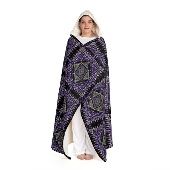 Sherpa Hooded Blanket, Winter Christmas Ramadan Eid Birthday Gift, Granddad Grandma, Cozy Plush Throw, Home Decor, Bedding, Couch Sofa