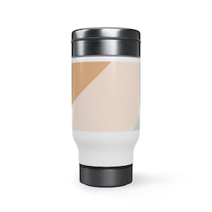 Stainless Steel Travel Mug with Handle, 14oz