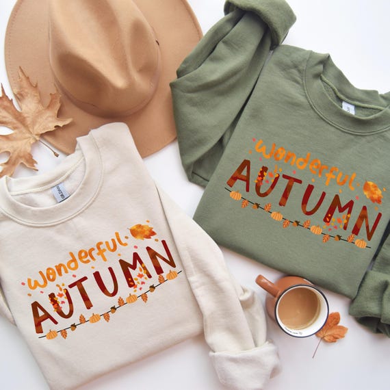 Teacher Sweatshirt, Fall & Thanksgiving Shirt, Autumn Letters Design, Cozy Teacher Gift, Holiday School Apparel”