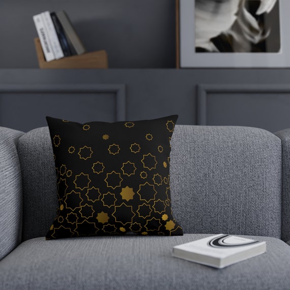 Ramadan Mubarak Cushion  Islamic Pattern Home décor Cushion, Muslim holidays, fasting, home décor, Islamic, gift.